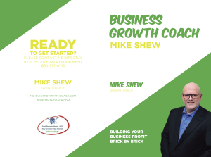 Book by: Business Growth Coach Mike Shew - Building Your Business Profit Brick by Brick